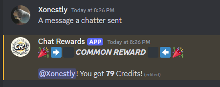 Common Reward Chat Rewards